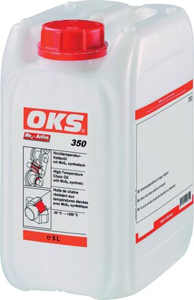 Exemplary representation: OKS 350, Hochtemperatur-Kettenöl mit MoS2 (Kanister)